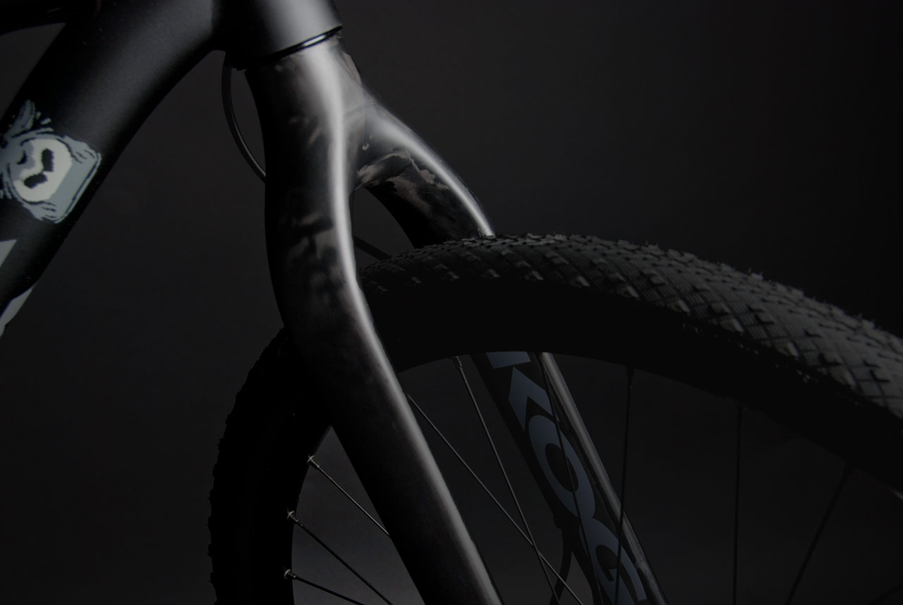 Full carbon fixed fork