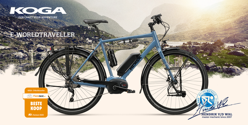 KOGA E-Worldtraveller winnaar beste prijs-kwaliteit in AD-fietstest